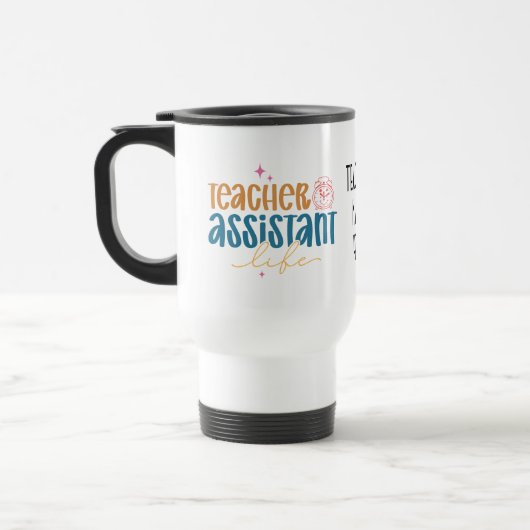 Teaching Assistant – Fun & Practical Gift Reisebecher (Links)