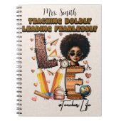 Teaching Boldly Custom Teacher Journal Notizblock (Vorderseite)