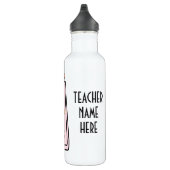 “Teaching Is a Work of Heart” Design Edelstahlflasche (Rechts)