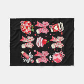 Teaching Is A Work Of Heart Pencil Bow Teacher Val Fleecedecke (Vorderseite (Horizontal))