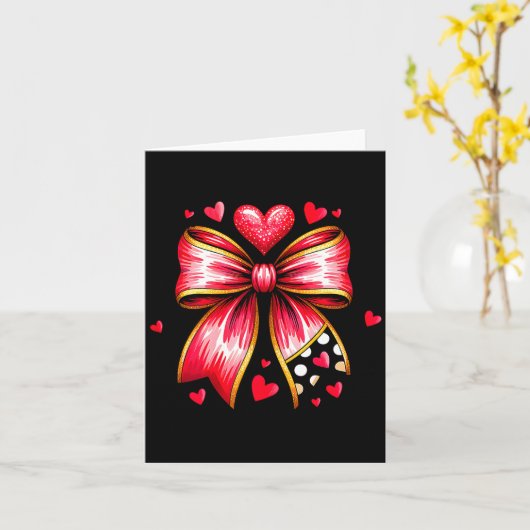 Teaching Is A Work Of Heart Pencil Bow Teacher Val Karte (Gelbe Blume)