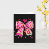 Teaching Is A Work Of Heart Pencil Bow Teacher Val Karte (Gelbe Blume)