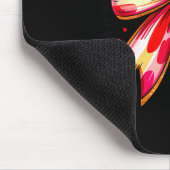 Teaching Is A Work Of Heart Pencil Bow Teacher Val Mousepad (Ecke)