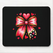 Teaching Is A Work Of Heart Pencil Bow Teacher Val Mousepad (Vorne)