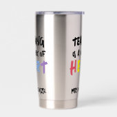 Teaching is a Work of Heart Personalized Thermobecher (Links)