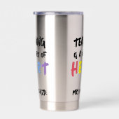 Teaching is a Work of Heart Personalized Thermobecher (Rechts)