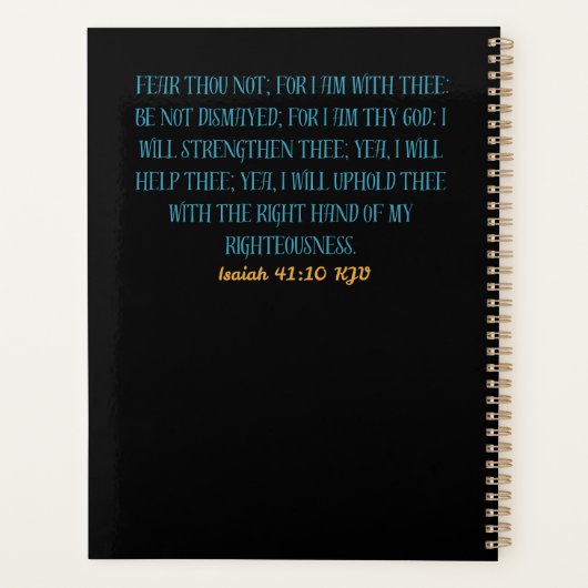 Teaching is My Ministry Planner Planer (Rückseite)