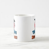 Teaching Is My Superpower Funny Teacher Coffee Mug Kaffeetasse (Mittel)