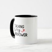 'Teaching Is My Superpower' Teacher Thank You Gift Tasse (Vorderseite Links)
