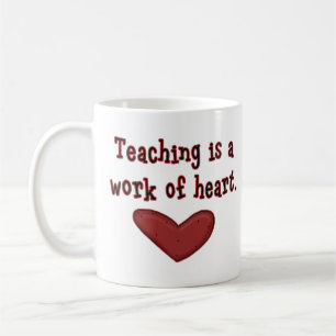 Teaching ist ein Werk Niedlicher Lehrer Zitat Kaffeetasse