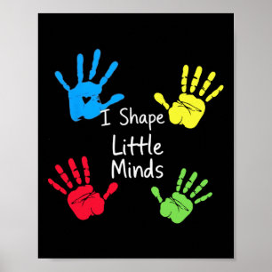 Teaching Little Minds Lehrer Dankeschön Zurück zur Poster