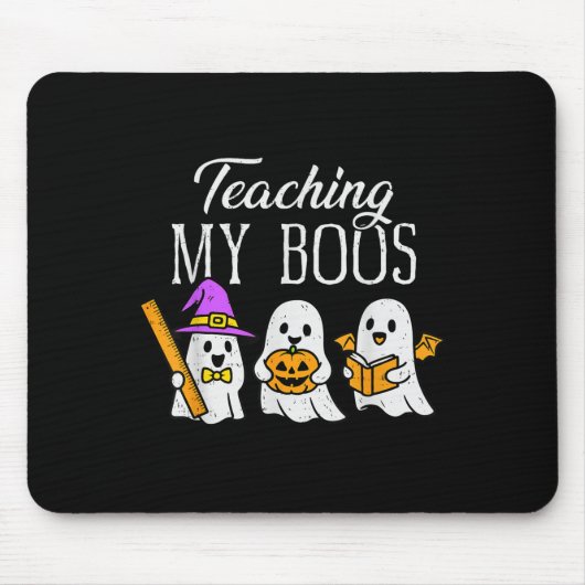 Teaching My Boos Ghost Teacher Halloween Soky Educ Mousepad (Vorne)
