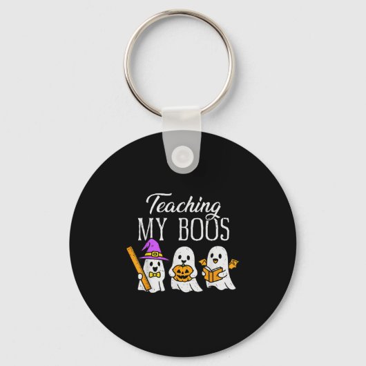 Teaching My Boos Ghost Teacher Halloween Soky Educ Schlüsselanhänger (Vorderseite)