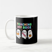 Teaching My Boos Soky Teacher Women Cute Ghost Kaffeetasse (Links)