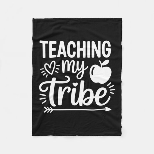 Teaching My Tribe 1 Design Fleecedecke (Vorderseite)