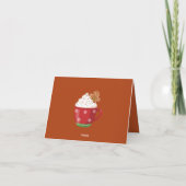 Teaching Powered by Cocoa | Teacher Christmas Card Karte (Rückseite)
