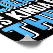 Teaching Science Is Definitely My Favorite Thing Poster (Ecke)