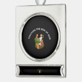 TEACHING THE SON OF GOD Banner-Ornament SILBER (Links)