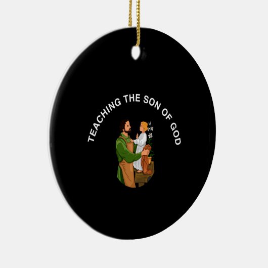 TEACHING THE SON OF GOD KERAMIK ORNAMENT (Rechts)
