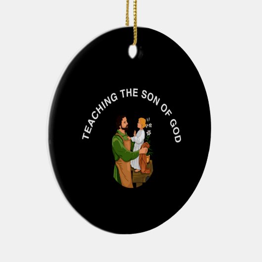 TEACHING THE SON OF GOD KERAMIK ORNAMENT (Rechts)