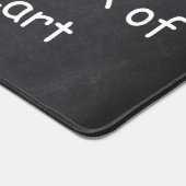 Teaching Work Heart Chalkboard Class Decoration Schreibtischunterlage (Ecke)