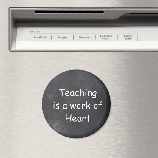 Teaching Work Heart Chalkboard Design Geschenk Ide Magnet (In Situ (Geschirrspüler))