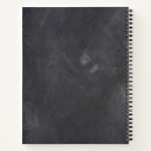 Teaching Work Heart Chalkboard Design Geschenk Ide Notizblock (Rückseite)