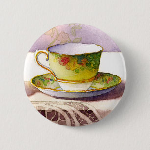 Teacup 0001 auf Spitze-Knopf Button