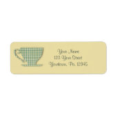 Teacup Address Label (Vorne)