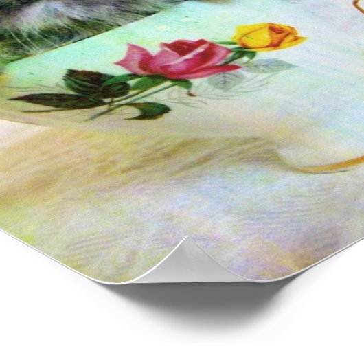 Teacup Bunny Poster (Ecke)