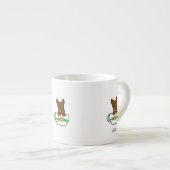 Teacup Chihuahua Espresso Tasse (Vorderseite Rechts)