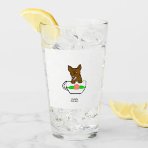 Teacup Chihuahua Glass Tumbler