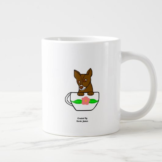 Teacup Chihuahua Jumbo Tasse (Rechts)