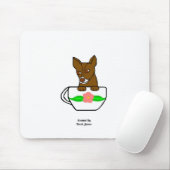Teacup Chihuahua Mouse Pad Mousepad (Mit Mouse)