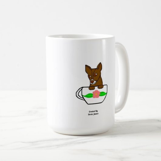 Teacup Chihuahua Tasse (VorderseiteRechts)
