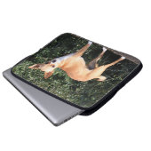 Teacup-Chihuahua-Welpe Laptopschutzhülle (Vorne Knopf)