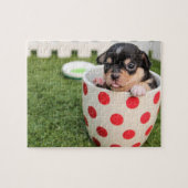Teacup-Chihuahua-Welpe Puzzle (Horizontal)
