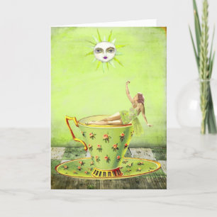 Teacup Fairy, Muttertag Karte