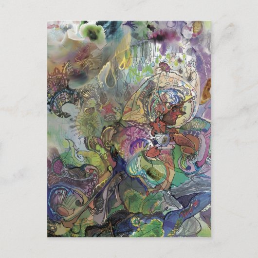 Teacup Garden*** Postkarte (Vorderseite)