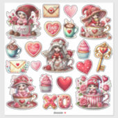 Teacup Gnome Gals and Things Aufkleber (Blatt)