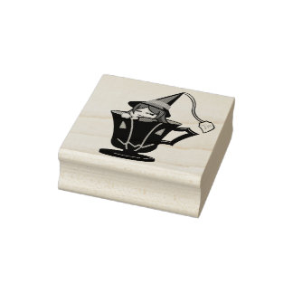 Teacup Hexe Gummistempel