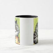 Teacup-Katze durch Louis Wain Tasse (Zentrum)