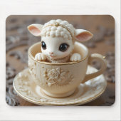 Teacup Lamb Carving Mousepad (Vorne)