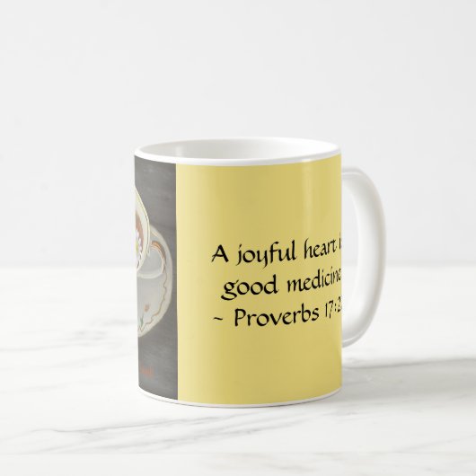 Teacup mit Blume Kaffeetasse (VorderseiteRechts)