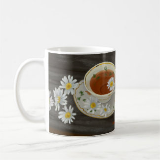 Teacup mit Blume Kaffeetasse