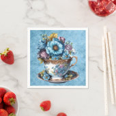 Teacup Napkins perfekt für Teezeit Serviette (Beispiel)