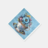 Teacup Napkins perfekt für Teezeit Serviette (Ecke)