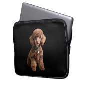 Teacup Poodle 2 Laptopschutzhülle (Vorderseite Links)