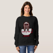 Teacup Sloth 52 Sweatshirt (Vorne ganz)