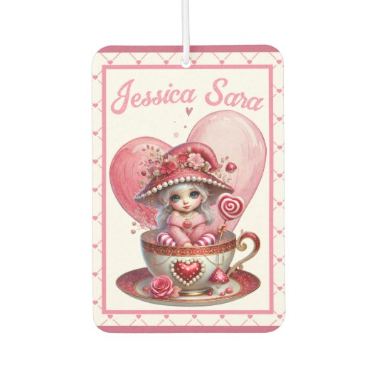 Teacup Süsse Autolufterfrischer (Vorderseite)